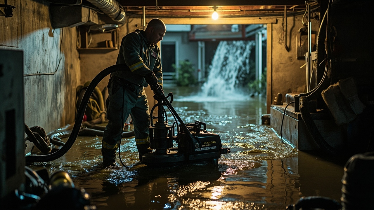 Emergency Basement Flooding Pump-Out in Oklahoma City – Dispatch Within 60 Minutes