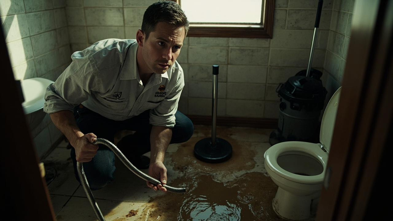 Severe Clog & Backup Removal in Oklahoma City – 60-Minute Emergency Response to Stop Raw Sewage and Water Damage