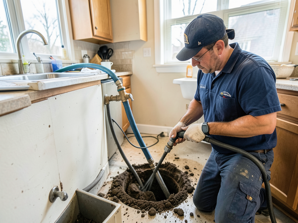 Clearing stubborn clogs with professional drain cl