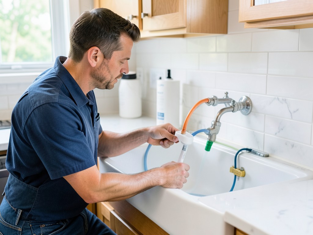 Safe and secure ice maker line installation for yo